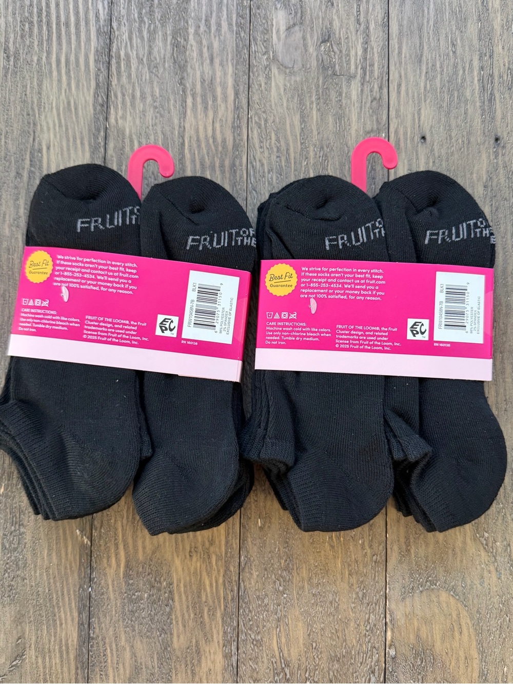 bloom Black No-Show Athletic Socks 7-Pack - Picture 2 of 4